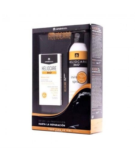 Heliocare 360o Pack Invisible Spray + Water Gel