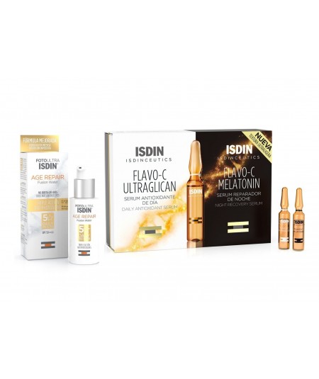 Isdin Pack Live Young Age Repair 50ml+Flavo-C Ultraglican 5