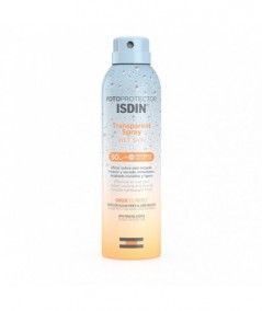 Fotoprotector isdin spray transparente wet skin SPF 50