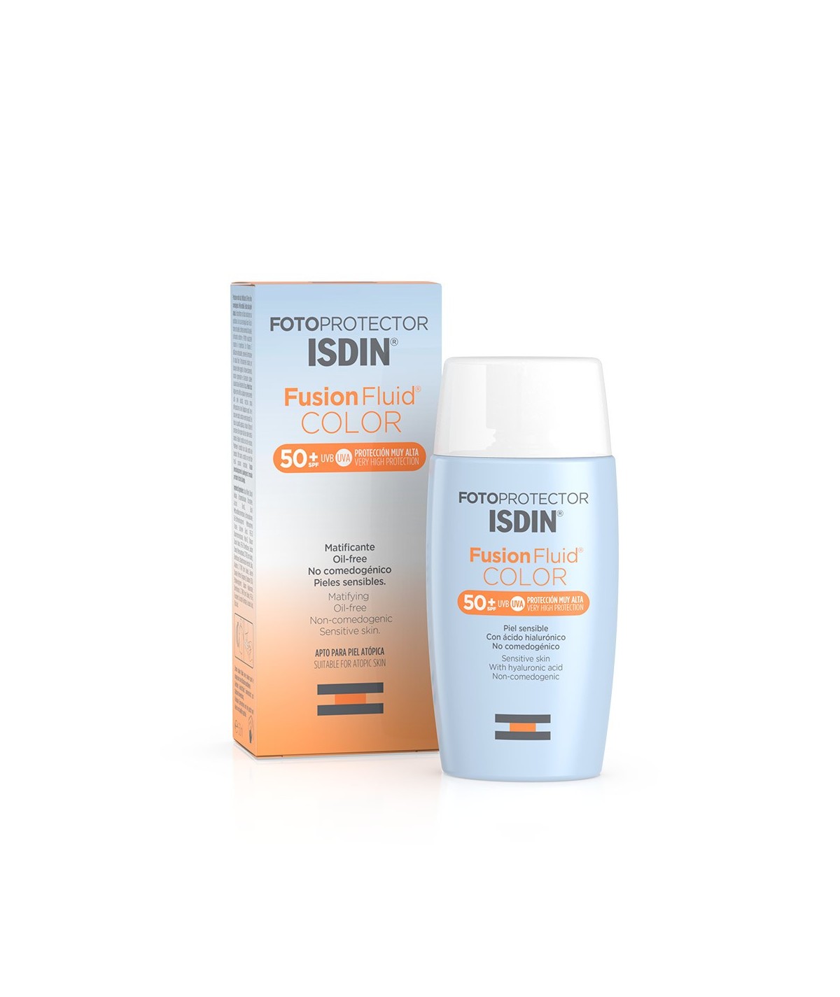 FOTOPROTECTOR ISDIN SPF-50+ FUSION FLUID COLOR 50 ML