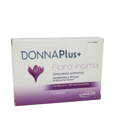 DONNA PLUS+ FLORA INTIMA 14 CAPS
